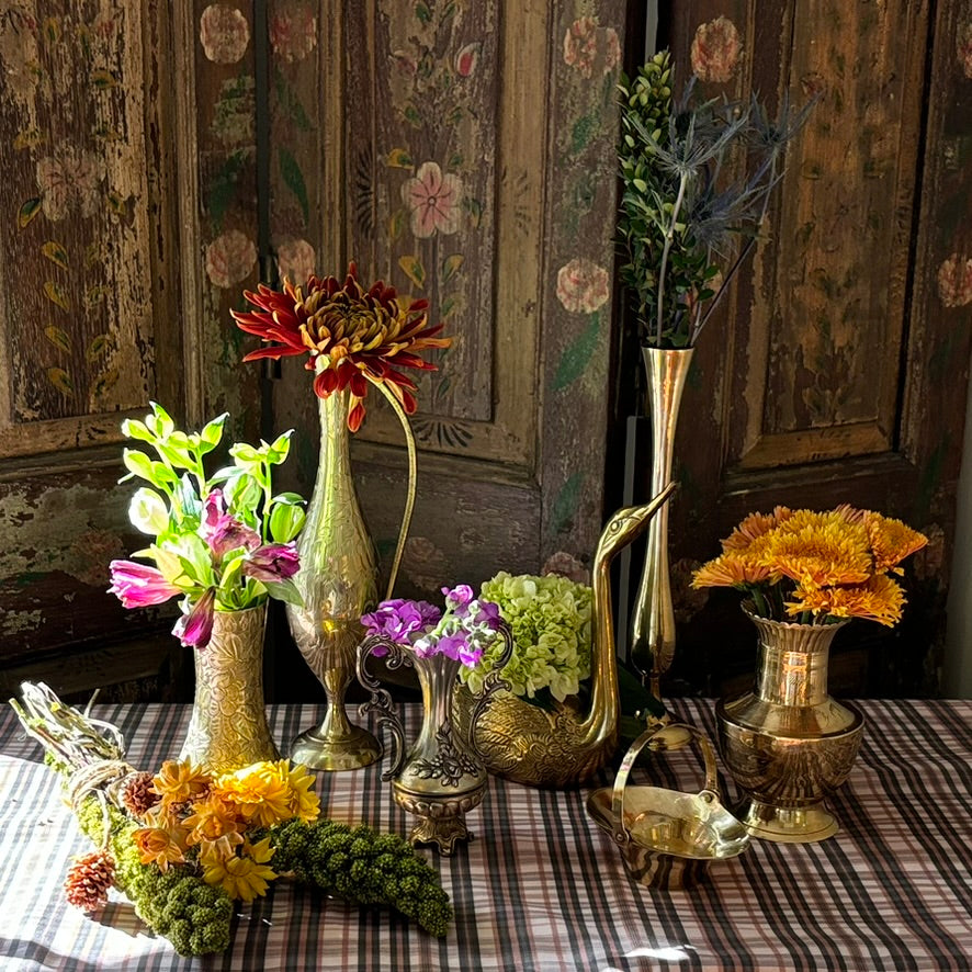 BRASS & GLASS – The Vintage Booth