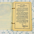 Load image into Gallery viewer, 1923 Gold Medal Flour Cooking School Miniature NoteBook