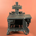 Load image into Gallery viewer, Vintage Salesman's Miniature Queen Brand Cast Iron Stove - Circa 1960's