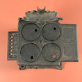 Load image into Gallery viewer, Vintage Salesman's Miniature Queen Brand Cast Iron Stove - Circa 1960's
