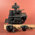 Load image into Gallery viewer, Vintage Salesman's Miniature Queen Brand Cast Iron Stove - Circa 1960's