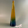 Load image into Gallery viewer, Circa 1950's-60's - Spanish Art Glass Corked Decanter with Ombre Effect