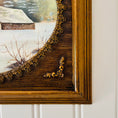 Load image into Gallery viewer, Vintage Countryside Painting of Barn in Winter - Signed by Kathy Redfern