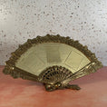 Load image into Gallery viewer, Vintage Brass Fan Shaped Tabletop Picture Frame