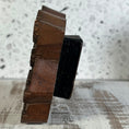 Load image into Gallery viewer, Vintage Hand Carved Wooden Printing Block Stamp with Paisley Pattern