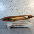 Load image into Gallery viewer, Vintage Wooden Weaver's Boat Shuttle