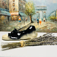 Load image into Gallery viewer, Mid Century Modern Ceramic Terrier with Watering Bowl