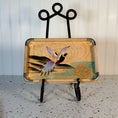 Load image into Gallery viewer, Vintage Japanese Mid Century Modern Hand Painted Pheasant Nesting Trays