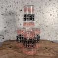 Load image into Gallery viewer, Mid Century Modern Anchor Hocking Tumblers in Ivy Scroll Pattern - Set of 4