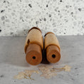 Load image into Gallery viewer, Vintage Shozan Shido Kokeshi dolls - Yukinko Snow Child - Set of 2