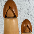 Load image into Gallery viewer, Vintage Shozan Shido Kokeshi dolls - Yukinko Snow Child - Set of 2