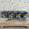 Load image into Gallery viewer, Retired Mackenzie Childs Flower Market Enamel Napkin Rings - Set of 4