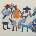 Load image into Gallery viewer, Vintage Framed Limited Edition Lithograph Titled Sisters by Ravenel Gaillard
