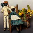 Load image into Gallery viewer, Vintage HandMade African American Folk Art Dolls (Pair)