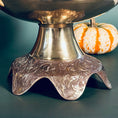 Load image into Gallery viewer, Mid Century Brass Pedestal Bowl