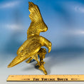 Load image into Gallery viewer, Vintage Solid Brass American Eagle on a Perch