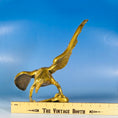 Load image into Gallery viewer, Vintage Solid Brass American Eagle on a Perch