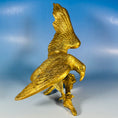 Load image into Gallery viewer, Vintage Solid Brass American Eagle on a Perch