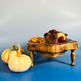Load image into Gallery viewer, Handcarved Vintage Collapsible Wooden Bowl