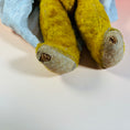 Load image into Gallery viewer, Vintage Teddy Bear with Hat and Dress - Circa 1920's-1930's