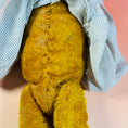 Load image into Gallery viewer, Vintage Teddy Bear with Hat and Dress - Circa 1920's-1930's