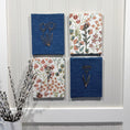 Load image into Gallery viewer, Spring Watercolor Flowers & Denim Fabric on Canvas Pictures - Set of 4
