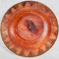 Load image into Gallery viewer, Handcarved Vintage Hawaiian Wood Sun Plate