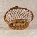 Load image into Gallery viewer, Vintage Mid Century Modern Braided Brass Wire Basket
