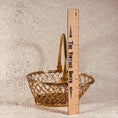 Load image into Gallery viewer, Vintage Mid Century Modern Braided Brass Wire Basket