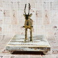 Load image into Gallery viewer, Large Solid Brass Vintage MCM Reindeer