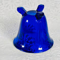 Load image into Gallery viewer, Set of Three Cobalt Pieces - 1 Bohemia Cobalt Vase and 2 Cobalt Salt Cellars