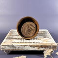 Load image into Gallery viewer, Vintage Farmhouse TreenWare - Large Butter Mold with Carved Pineapple and Fronds - Circa 1800's