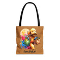 Load image into Gallery viewer, Gone Pickin' Golden Doodle Tote Bag

