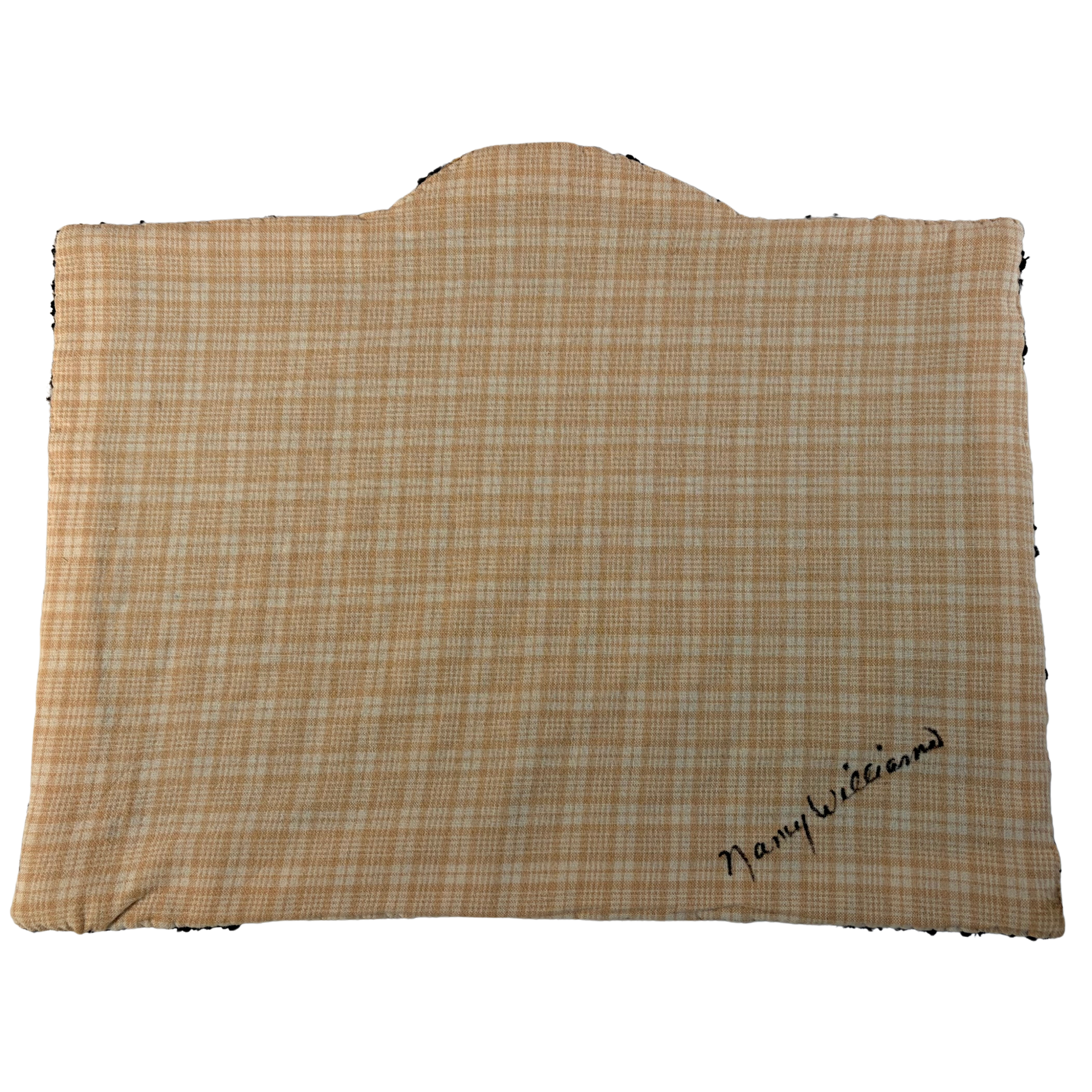 Hand Hooked "Welcome Mat" Small Rug - Signed Nancy Williams