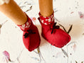 Load image into Gallery viewer, Vintage Doll Dressed in Red Dress
