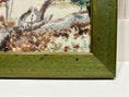 Load image into Gallery viewer, Vintage Framed Native American Cross Stitch on Horse - Circa 1998
