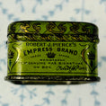 Load image into Gallery viewer, Circa Early 1900's - Robert J Pierce's Tansy Cotton Root Pennyroyal and Apiol Hinged Tablets Tin
