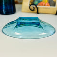 Load image into Gallery viewer, Mid Century Modern Capri Blue Glass Dish - 1960's
