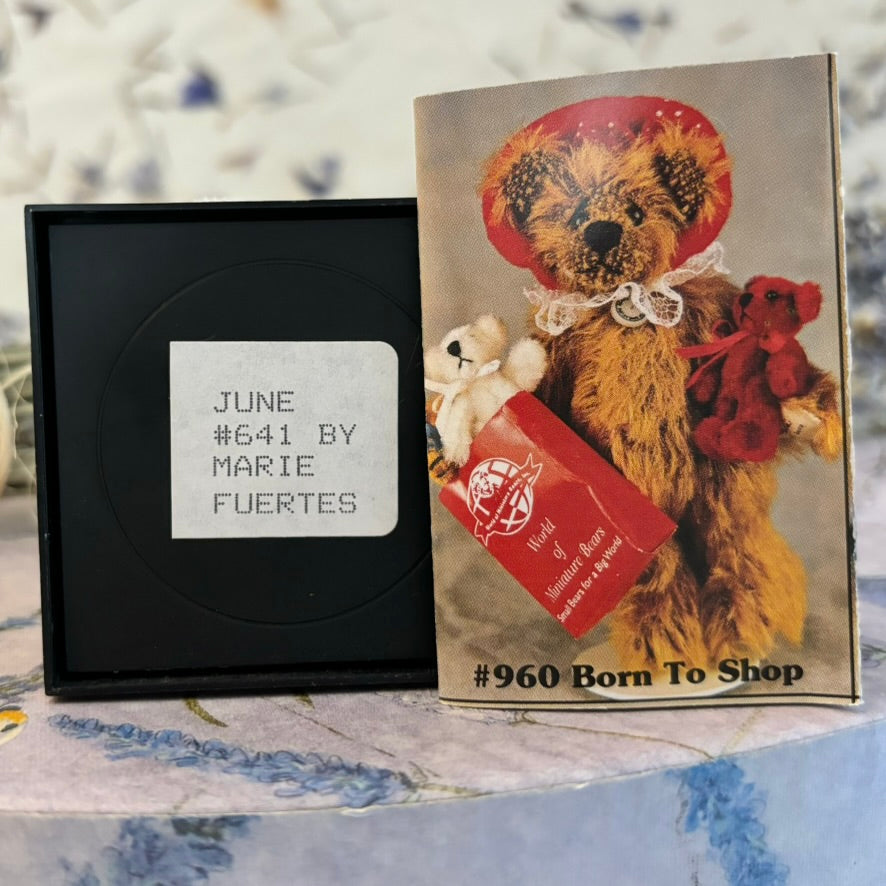 Bear Wearing A Wedding Dress - World of Miniature Bears - 1997