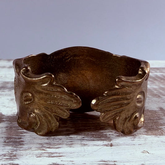 Vintage Brass Victorian Style Napkin Rings - Set of 8 - Circa 1940's