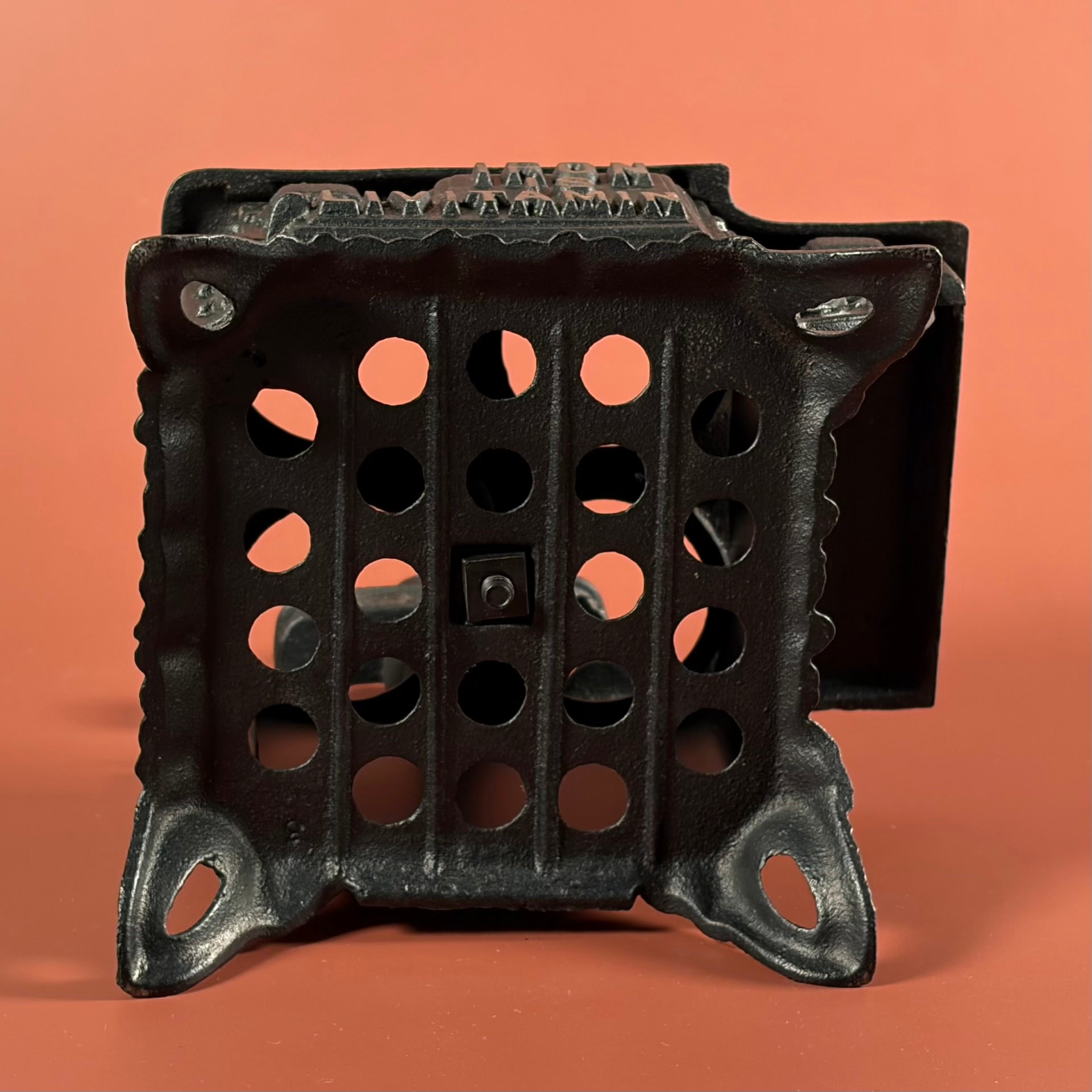 Vintage Salesman's Miniature Queen Brand Cast Iron Stove - Circa 1960's