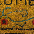 Load image into Gallery viewer, Hand Hooked "Welcome Mat" Small Rug - Signed Nancy Williams
