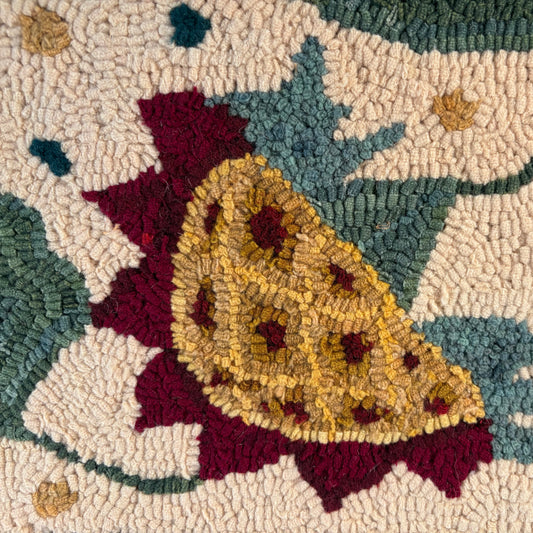 Hand Hooked Rug/Wall Hanging - Sunflowers - Signed Nancy Williams