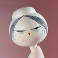 Load image into Gallery viewer, Circa 1960's - Vintage Sosaku Kokeshi Doll - Titled Minatsuki (June)
