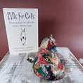 Load image into Gallery viewer, Vintage Calico Decoupage Ceramic Crazy Quilt Cat/Pills For Cats
