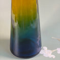 Load image into Gallery viewer, Circa 1950's-60's - Spanish Art Glass Corked Decanter with Ombre Effect
