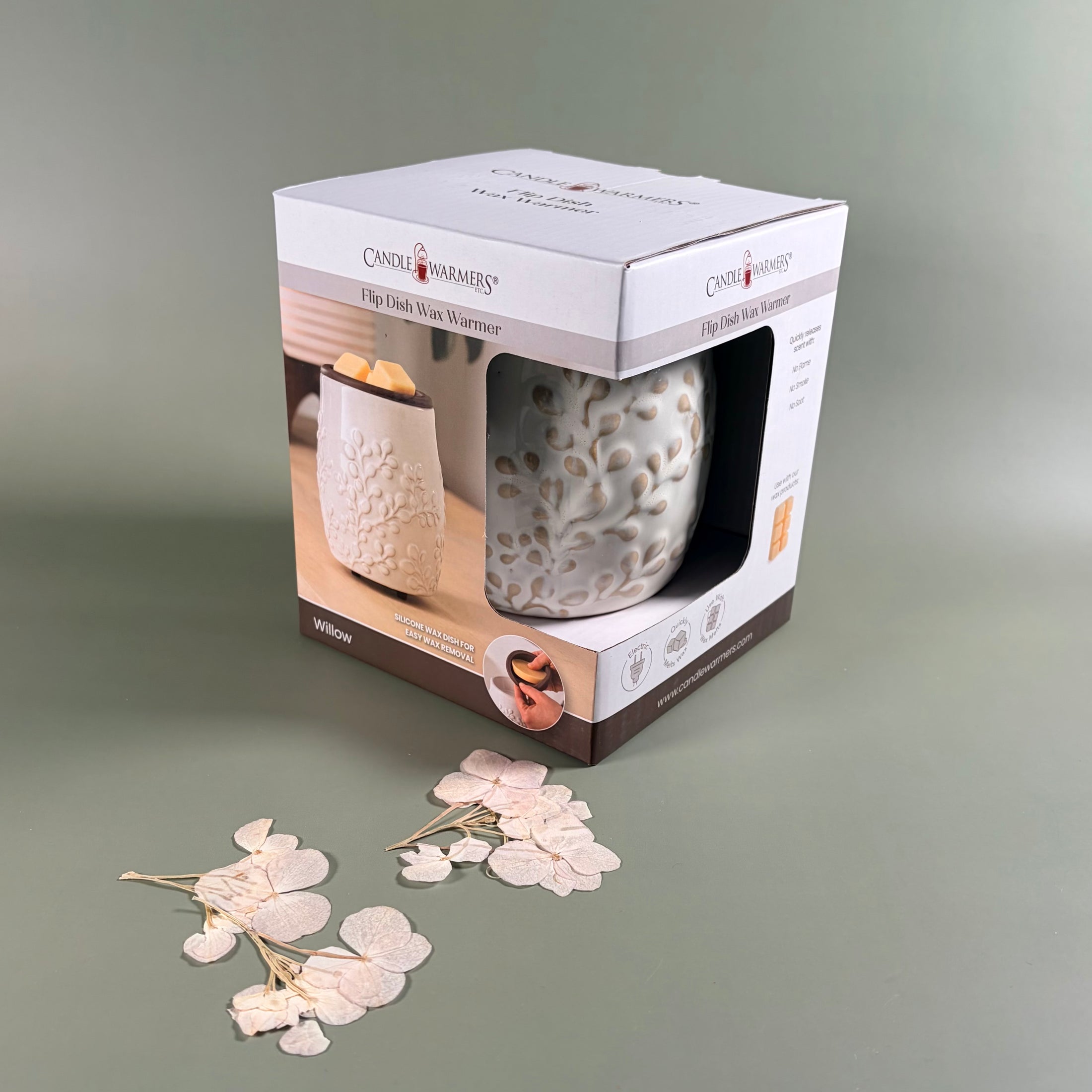 Wax Melt Electric Warmer with Removable Silicone Dish