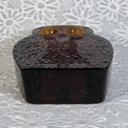 Load image into Gallery viewer, Vintage Mid Century Modern Blenko Glass Company Amber Owl
