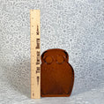 Load image into Gallery viewer, Vintage Mid Century Modern Blenko Glass Company Amber Owl

