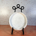 Load image into Gallery viewer, Vintage Handpainted Circular Ceramic Face Sculpture - Moon with Open Eyes - Signed J Alverez
